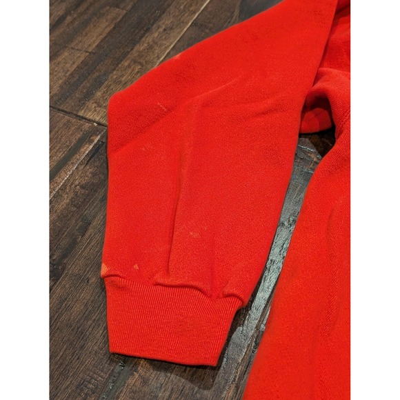 Vintage Chicago Bulls Sweater Mens XL Red NBA Basketball Logo 7 Crewneck 90s - Picture 7 of 11